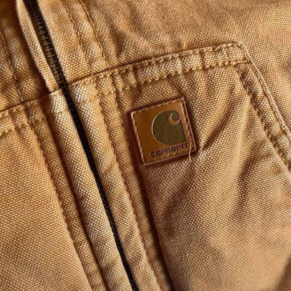 Carhartt tan canvas jacket 3T - Picture 3 of 10